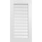 Ekena Millwork Vertical Surface Mount PVC Gable Vent: Functional, w/ 3-1/2"W x 1"P Standard Frame, 20"W x 38"H GVPVE20X3801SF - alternate 1